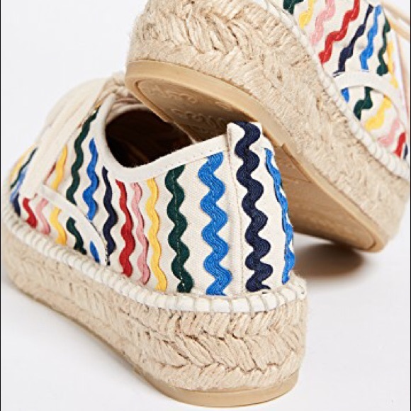 NWOT Loeffler Randall Alfie Rainbow Espadrilles - Picture 4 of 5